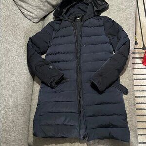 Zara woman down jacket. Blue. XS